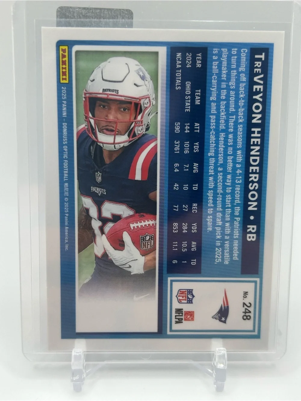 TreVeyon Henderson Rated Rookie Football Card 🏈